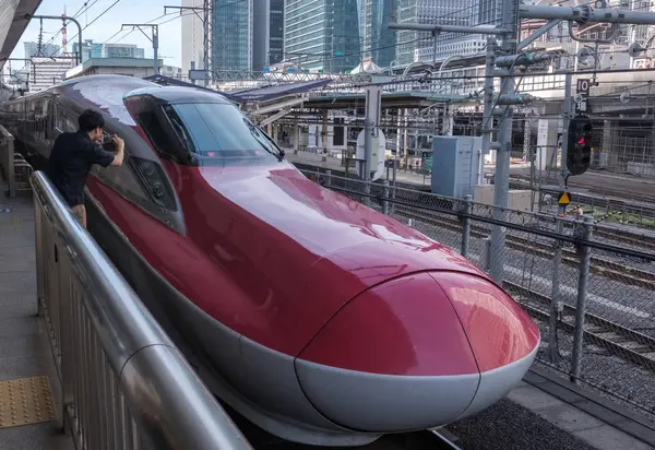 Tokyo Japan Augustus 2018 Hoge Snelheid Kogel Trein Tokio Treinstation — Stockfoto