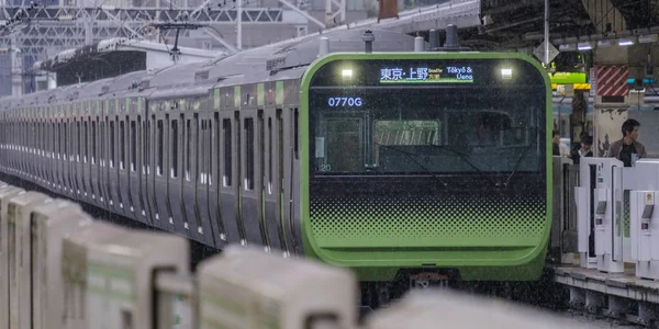 Tokyo Giappone Settembre 2018 Giappone Ferrovia Linea Yamanote Treno Pendolare — Foto Stock