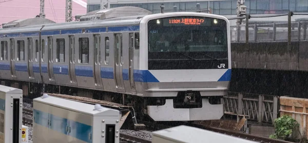 Tokyo Giappone Settembre 2018 Giappone Linea Ferroviaria Ueno Tokyo Alla — Foto Stock