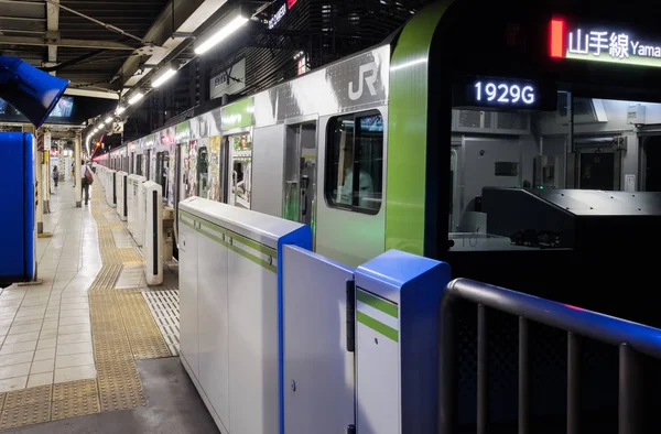 Tokyo Giappone Settembre 2018 Linea Ferroviaria Del Giappone Orientale Yamanote — Foto Stock