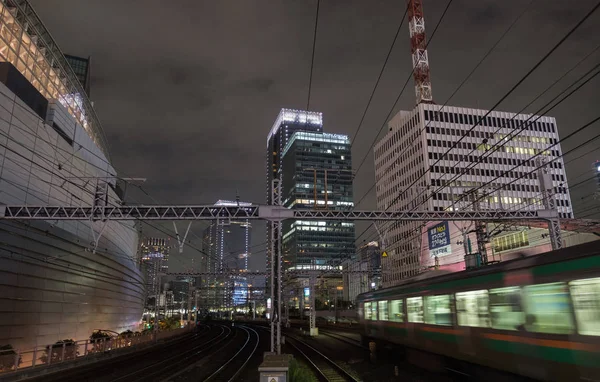 Tokio Japonsko Září 2018 Blirred Pohyb East Japan Railway Shonan — Stock fotografie