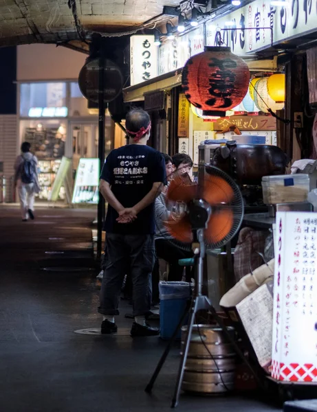 Tokyo Japan September 2018 Blick Auf Verrauchte Kleine Restaurants Oder — Stockfoto