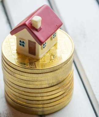 Kripto paralar üzerinde gayrimenkul Satılık yakın görünüm