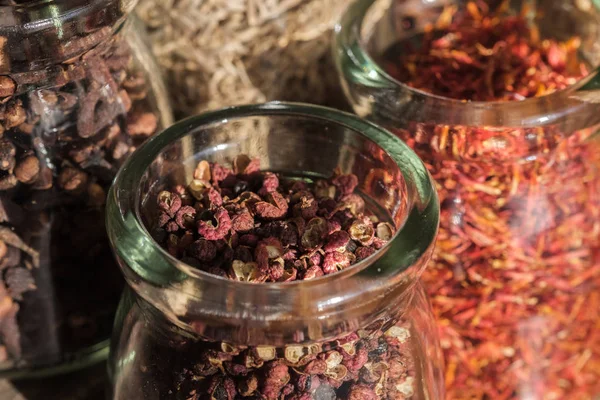 Spices Bowls Ingredients — Stock Photo, Image