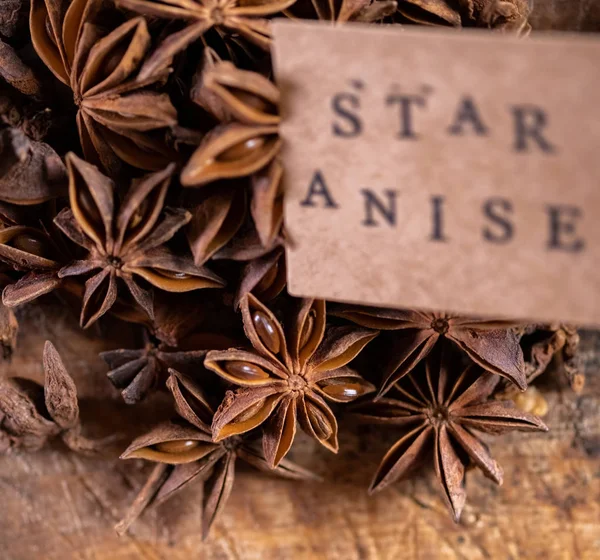 Close up view of Star Anise