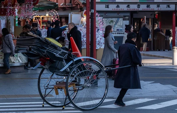 Japanische Belebte Straße Tag — Stockfoto
