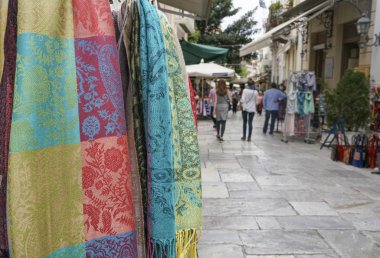 Hediyelik eşya dükkanı Atina, Yunanistan.