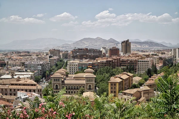 Panoramatický Letecký Pohled Granada Andalusii Eurooe — Stock fotografie