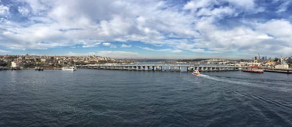Стамбул Турция Декабря 2017 Года Мост Ункапани Ататюрк Районе Эминону — стоковое фото