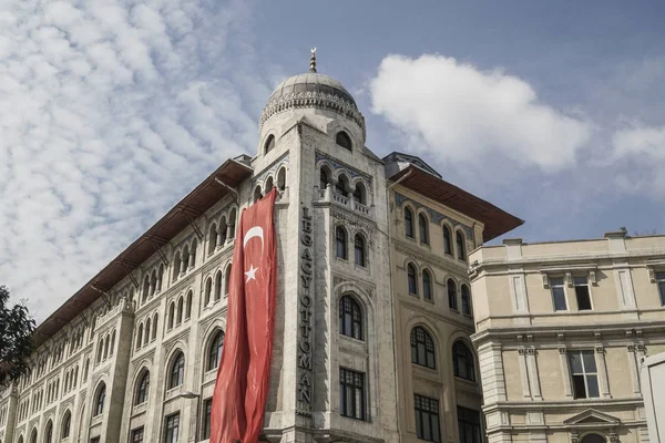 Eski Osmanlı Otel Eminönü Tarihi Turistik Lçesi Istanbul Türkiye Bir — Stok fotoğraf