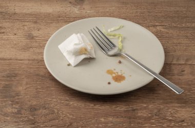 masada bir akşam yemeği nin artıkları