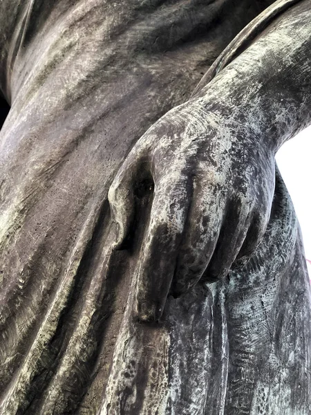 Nahaufnahme Hand einer Statue — Stockfoto