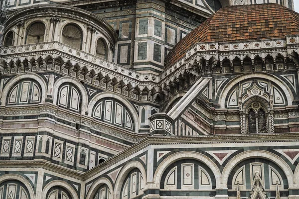 Szczegóły katedry Duomo we Florencji, Włochy — Zdjęcie stockowe
