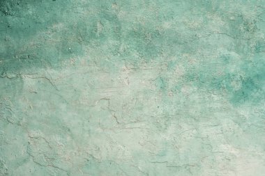 yeşil ve beyaz boyalı grungy kaba duvar arkaplanı