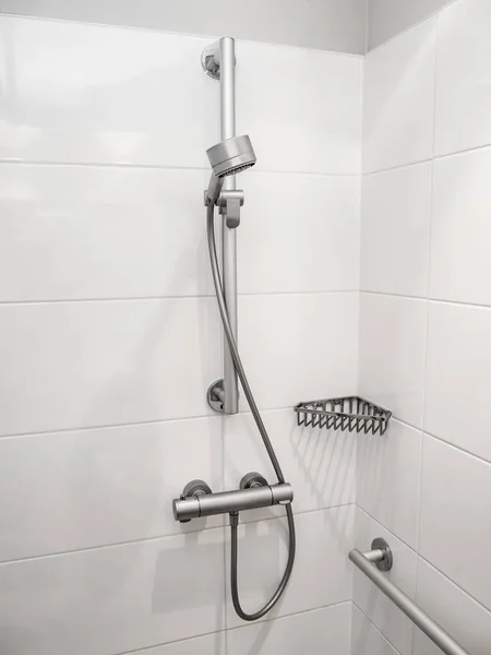 Shower Head Shower Holder Interior Modern Shower Head Bathroom Home — Stock Photo, Image