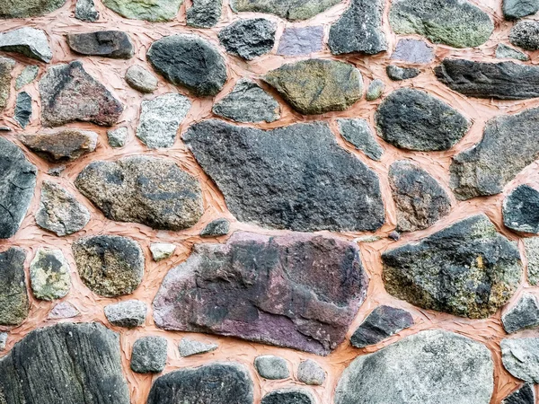 Stenen Muur Als Achtergrond Textuur Deel Van Muur Als Achtergrond — Stockfoto