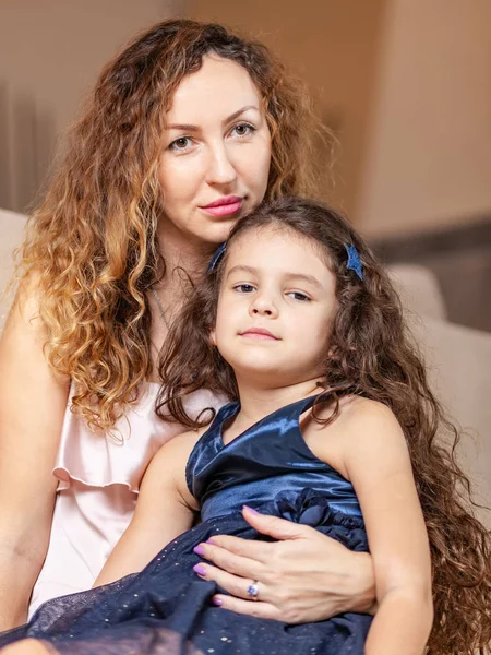 Retrato de mãe com filha — Fotografia de Stock