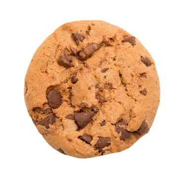 Çikolata parçacıklı kurabiye.