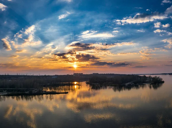 Hermoso Paisaje Natural Estaciones Del Año Hora Del Día — Foto de Stock