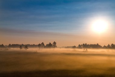 güzel doğal peyzaj, mevsim, günün saati