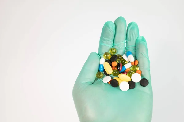 Hand With The Drug Pill In Pack Stock Photo - Download Image Now