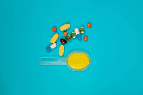 Gyógyszer Kezelés Kábítószer Injekciók — Stock Fotó