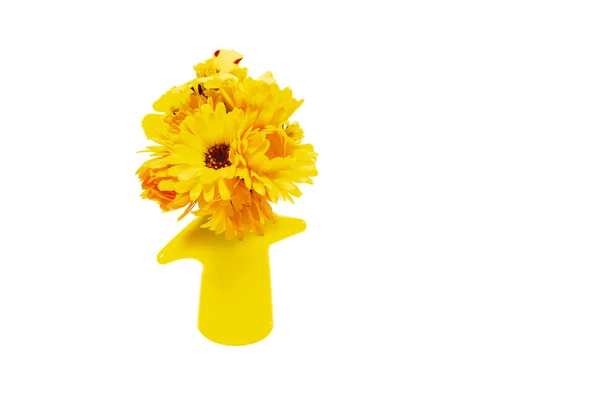 Petit Bouquet Fleurs Automne Feuilles Automne Fleurs — Photo