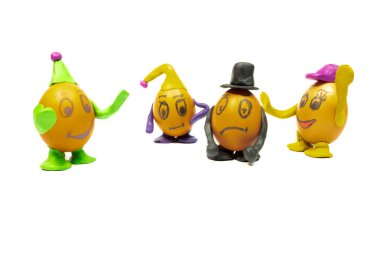 Egg.Funny yumurta. Yüzlerine yumurta yumurta gülümsüyor
