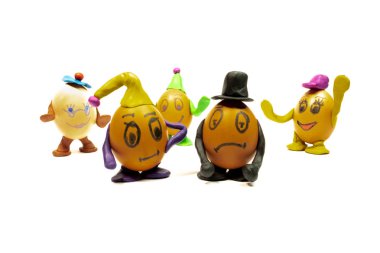 Egg.Funny yumurta. Yüzlerine yumurta yumurta gülümsüyor