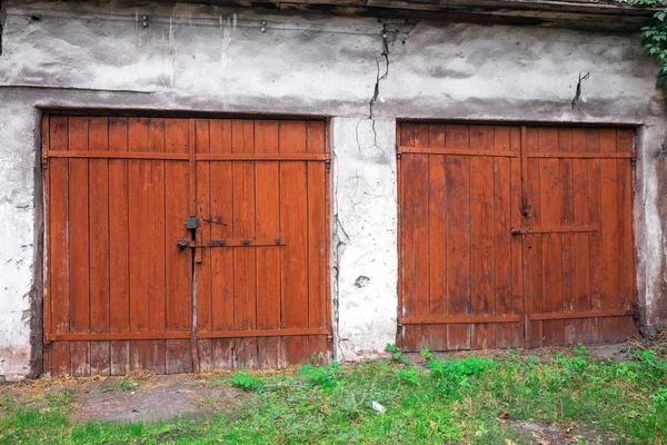 Portões Antigos Portas Portões Madeira Metal — Fotografia de Stock