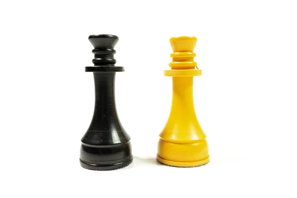 Vintage Ivory Šachy Intelektuální Hry — Stock fotografie