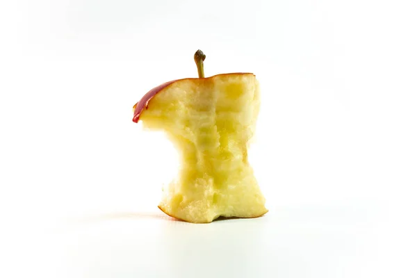 Ядро Apple Белом Фоне — стоковое фото