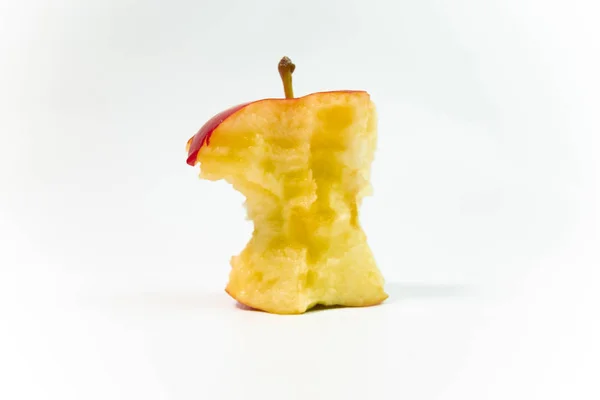 Ядро Apple Белом Фоне — стоковое фото