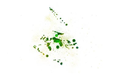 Beyaz arka plan üzerinde boya soyut renkli lekeleri