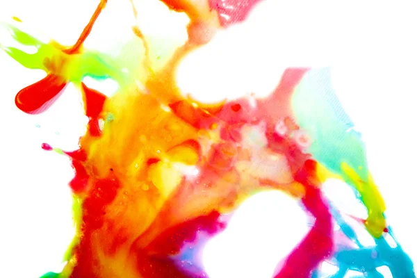 Colorful Abstract Texture Watercolor Splashes — Stock Photo, Image