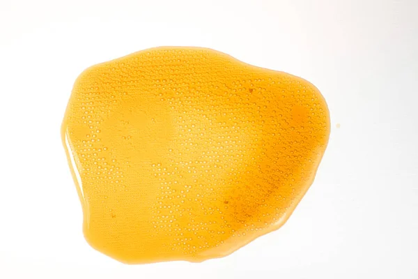 Orange Pít Bublinkami Izolovaných Bílém Pozadí — Stock fotografie