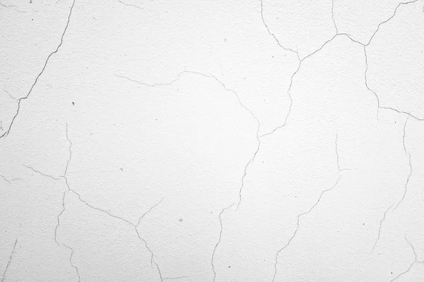 Cracked White Wall Texture Background — Stock Photo, Image