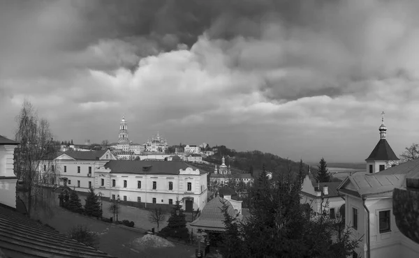 Krásná Černá Bílá Krajina — Stock fotografie