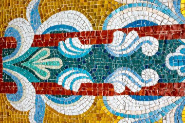 güzel renk mozaik, mozaik doku, duvar kağıdı ve arka plan