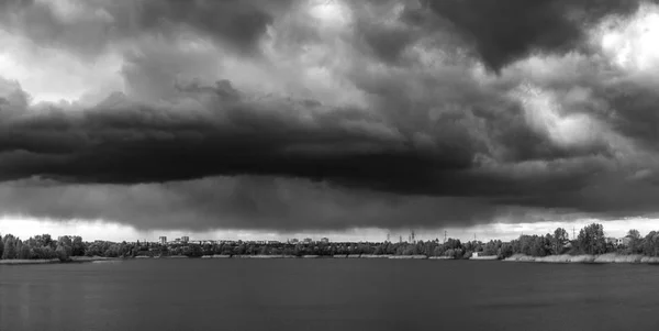 Nubes Cielo Cielo Antes Tormenta — Foto de Stock