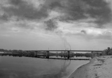 güzel siyah beyaz manzara