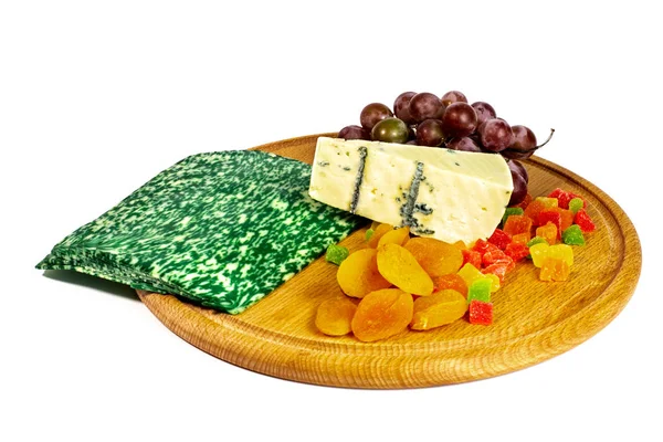 Pieces Delicious Cheese — Stock Photo, Image
