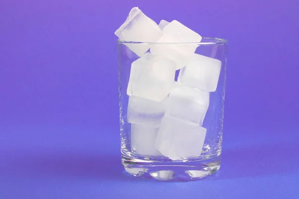 Beautiful Square Ice Cubes — Stock Photo, Image