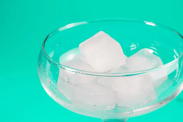 Beautiful Square Ice Cubes — Stock Photo, Image