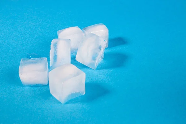Beautiful Square Ice Cubes — Stock Photo, Image