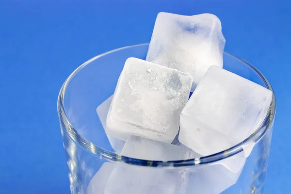 Beautiful Square Ice Cubes — Stock Photo, Image