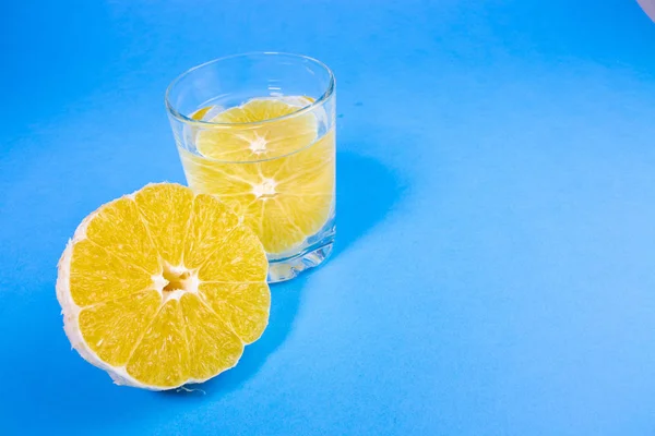 Lemonade Clear Glass Orange Orange Drink — Stock Photo, Image