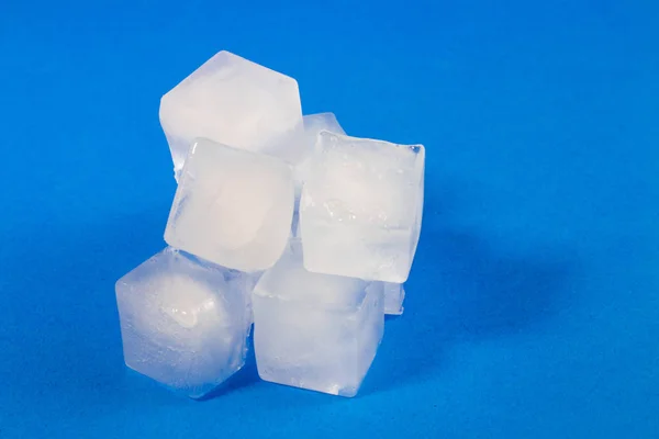 Beautiful Ice Cubes Transparent Ice — Stock Photo, Image