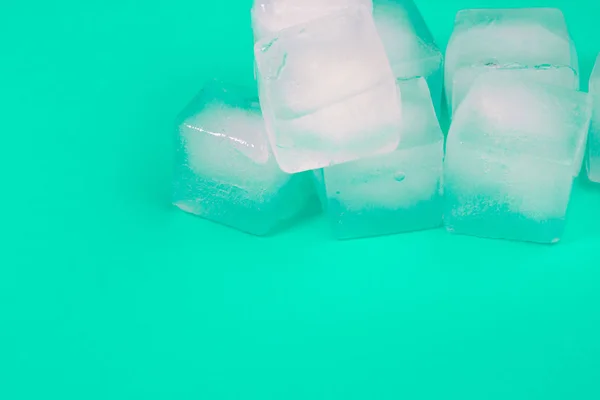 Beautiful Ice Cubes Transparent Ice — Stock Photo, Image