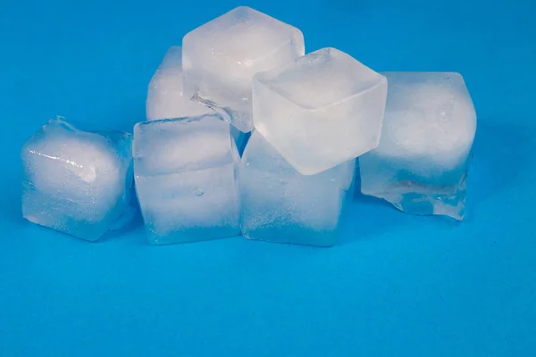 Krásné Ledové Kostky Transparentní Ice — Stock fotografie